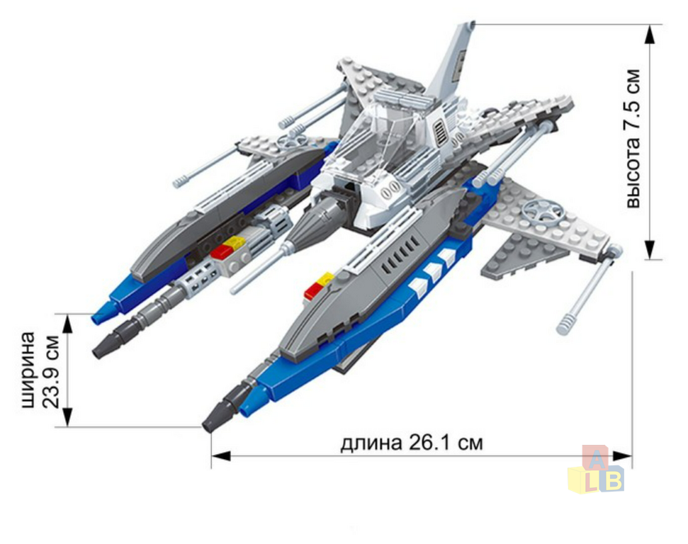 25470 Конструктор "Космос" 210 дет. (кор.48)
