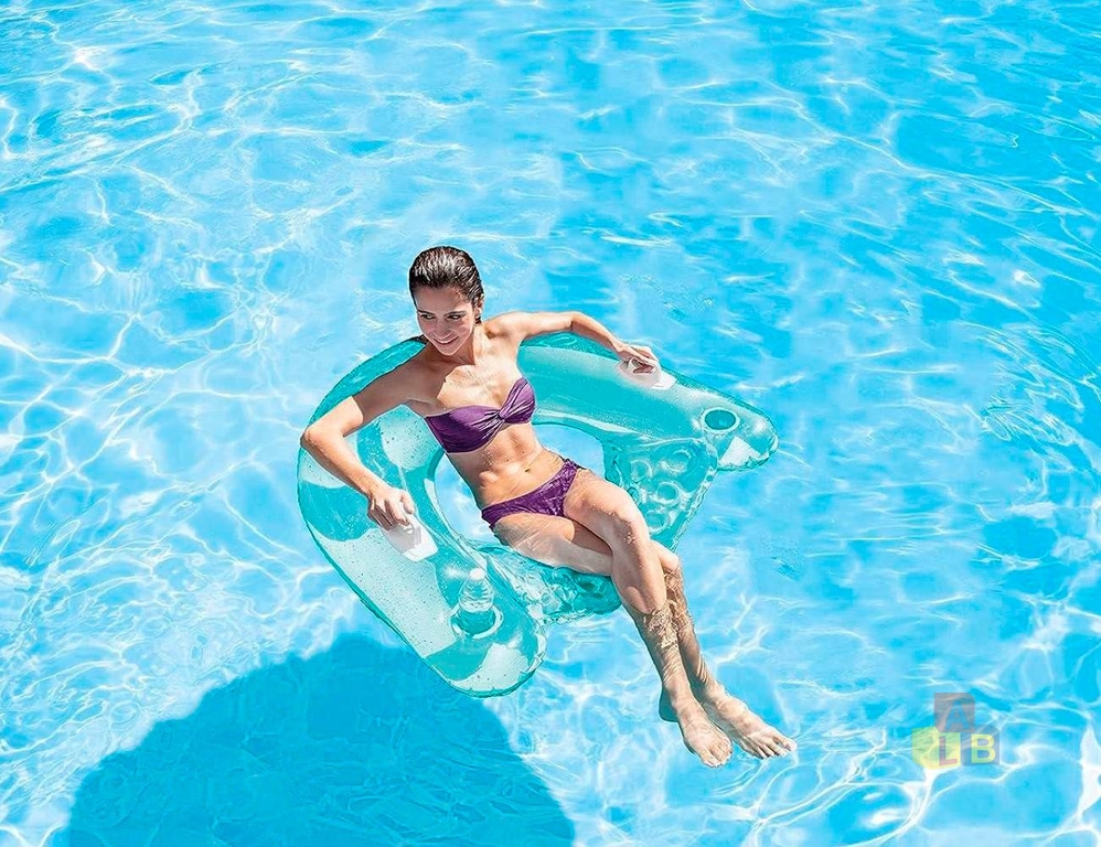 Надувное кресло-шезлонг для плавания-отдыха на воде Intex, арт.58859EU