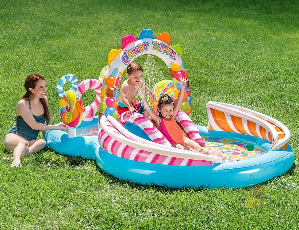 Надувной игровой центр "Сладости" Intex 295*191 см, арт.57149NP